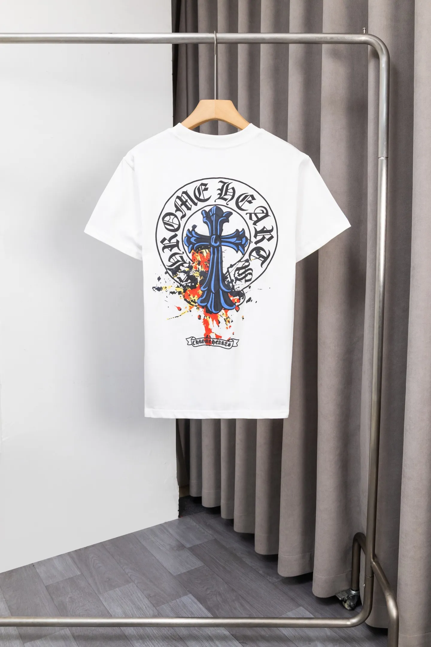 Y 030 Chrome Hearts 26ss New Arrival T ！ , + logo ， Versatile Same Style ：Black，White，Size:M～XXL